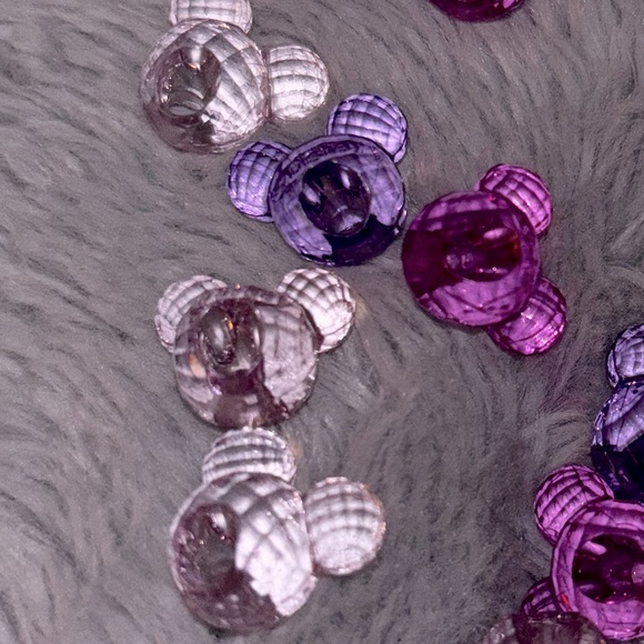 Purple and Pink Mickey Mouse beads - Picture 2 of 2